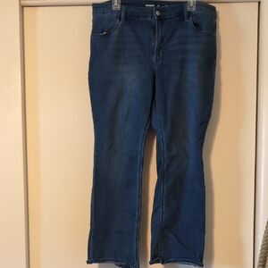 Old Navy Dark Blue Straight Leg Jeans Sz16
